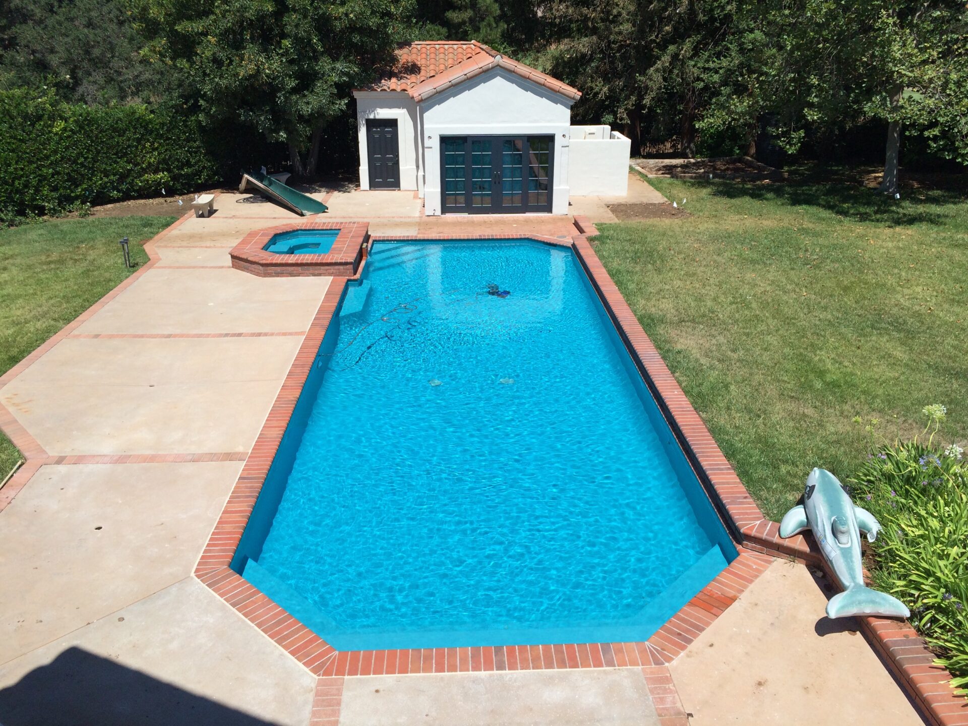 backyard pool